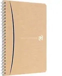 OXFORD Collegeblock DIN A5 Kariert Doppeldraht Seitlich gebunden Hardback Braun...