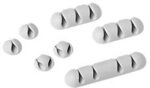 DURABLE Kabelhalter CAVOLINE Clip Mix Grau 7 St&uuml;ck 1052880