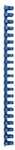 GBC Polyvinylchlorid Plastikbinder&uuml;cken Blau 19.0 mm 165 Blatt DIN A4 100...