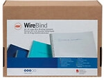 GBC Metall Drahtbinder&uuml;cken Silber 9.5 mm 70 Blatt DIN A4 100 St&uuml;ck 810697