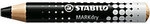 STABILO MARKdry Whiteboard-Marker Schwarz Extra Breit Bleistift