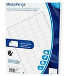 MediaRange Universaletiketten MRINK149 Wei&szlig; 7 cm 50 Blatt &agrave; 24 Etiketten 1231917