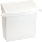 Rubbermaid Papierkorb Polyethylen 5 L 32 (B) x 13 (T) x 27 (H) cm Wei&szlig; 1202257