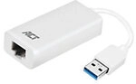 ACT USB Adapter AC4410 Wei&szlig; USB konform mit 10/100/1000 Mbps-Netzwerken 1203347