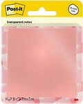 Post-it-Haftnotizen Quadratisch 73 x 73 mm Transparent Pastellorange 1258909
