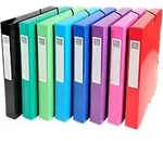 Exacompta Pappkarton Archivbox 350 Blatt Farbig sortiert 24 x 4 x 32 cm 8 St&uuml;ck