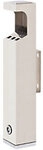 V-PART Aschenbecher 8 (B) x 8 (T) x 48 (H) cm Silber 1202274