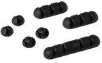 DURABLE Kabelhalter CAVOLINE Clip Mix Graphit 7 St&uuml;ck 1052879