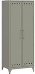 Bisley Fern Garderobenschrank Metall 700 x 510 x 1.800 mm Hellgrau 1178265