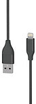 XLayer Ladekabel USB A Male Apple Lightning 1.5 m Schwarz 1056883