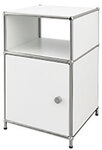 floordirekt Concept Epure Stahl Beistelltisch 400 x 400 x 650 mm Wei&szlig; 1274086