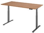 Hammerbacher Rechteckiger Steh-Sitz-Schreibtisch 1.600 x 800 x 1.295 x 645 &ndash;...