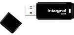Integral USB 2.0-USB-Stick, 32 GB Schwarz 1027520