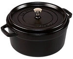 Staub La Cocotte 26cm rund, schwarz, Gusseisen 1124873