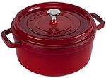 Staub La Cocotte 24cm rund, Kirsch-rot, Gusseisen 1124868