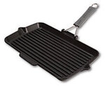 Staub Grillpfanne induktion rechteckig 34x21cm schwarz 1124864