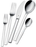 WMF Atria Besteck Stahl Sp&uuml;lmaschinenfest Silber 30 St&uuml;ck 6911028