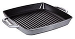 Staub Grillpfanne induktion quadratisch 33cm Graphit-grau 1124862