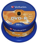 Verbatim DVD-R 43548 Spindle 16x 4.7 GB 50 St&uuml;ck 5048302