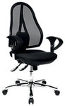 TOPSTAR Open Point SY Deluxe B&uuml;rostuhl Synchronmechanismus Netzstoff 2D...