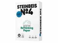 Steinbeis Evolution No.4 DIN A4 Druckerpapier 100% Recycelt 80 g/m2 Glatt Weiß...