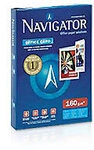 Navigator Office Card DIN A4 Druckerpapier 160 g/m&sup2; Glatt Wei&szlig; 169 CIE 250 Blatt