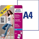 AVERY Zweckform Textilfolie MD1006 DIN A4 Wei&szlig; 24 Blatt &agrave; 1 Etikett 1143824