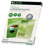 Leitz iLAM Premium Laminierfolien DIN A4 Gl&auml;nzend 80 Mikron (2 x 80) Transparent 100