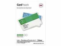 GBC Card Laminierfolien Visitenkarte & Kreditkarte Glänzend 125 Mikron (2 x...
