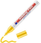 edding 750 Permanent Lackmarker Gelb Mittel Rundspitze 2 - 4 mm Wasserbest&auml;ndig