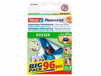 tesa Poster Strips Powerstrips Poster Transparent 20 mm (B) x 0,045 m (L) Gummi 96