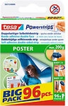 tesa Poster Strips Powerstrips Poster Transparent 20 mm (B) x 0,045 m (L) Gummi 96
