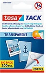 tesa Klebepads Tack Transparent 11 (B) mm Synthetisches Gummi 200 St&uuml;ck 4998969