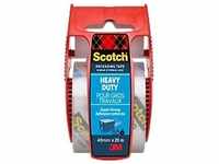 Scotch Heavy Duty Verpackungsklebeband Transparent Sehr Stark mit Abroller 50...