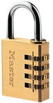 Master Lock Vorh&auml;ngeschloss 604EURD 4 x 1,8 x 8,1 cm Zahlenkombination Aluminium