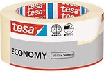 tesa Abdeckband Economy Beige 50 mm (B) x 50 m (L) Krepppapier 5494950
