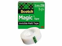 Scotch Magic Klebeband 810 19 mm x 33 m Matt Unsichtbar