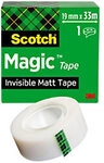 Scotch Klebeband Scotch Magic 810 Transparent 19 mm (B) x 33 m (L) Zellstoff 011257