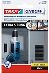tesa Klettstreifen ON&OFF Extra Strong Schwarz 50 mm (B) x 0,1 m (L) PP