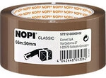 Nopi Verpackungsklebeband Leise abrollbar Classic Braun 50 mm (B) x 66 m (L) PP