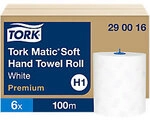 Tork Matic Premium Papierhandt&uuml;cher H1 Gerollt Wei&szlig; 2-lagig 290016 6 Rollen &agrave; 100