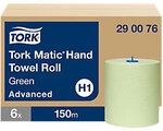 Tork Matic Advanced Papierhandt&uuml;cher H1 Gerollt Gr&uuml;n 2-lagig 0.588 m 290076 6