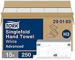 Tork Advanced 100% Recycelt Papierhandt&uuml;cher H3 V-falz (zick-zack) Wei&szlig; 2-lagig
