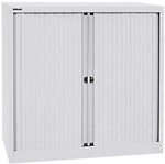 Bisley Rollcontainer-Schrank Kunststoff, Stahl 2 Fachb&ouml;den abschlie&szlig;bar 1.000 x 430