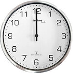 TechnoLine Funk-Wanduhr WT8900 33 x 4,8 cm Silber 4905657