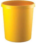 helit Papierkorb Polyethylen Gelb 33,5 cm H61058-GB