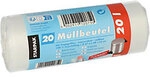 PAPSTAR M&uuml;lls&auml;cke 20 L Transparent HDPE (Hochdichtes Polyethylen) Tragegriff 20