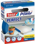 tesa Gewebeband Leise abrollbar extra Power Perfect Blau 19 mm (B) x 2,75 m (L)...
