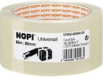 Nopi Verpackungsklebeband Leise abrollbar Universal Transparent 50 mm (B) x 66 m (L)