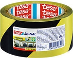 tesa Signalklebeband tesasignal Universal Gelb, Schwarz 50 mm (B) x 66 m (L) PP